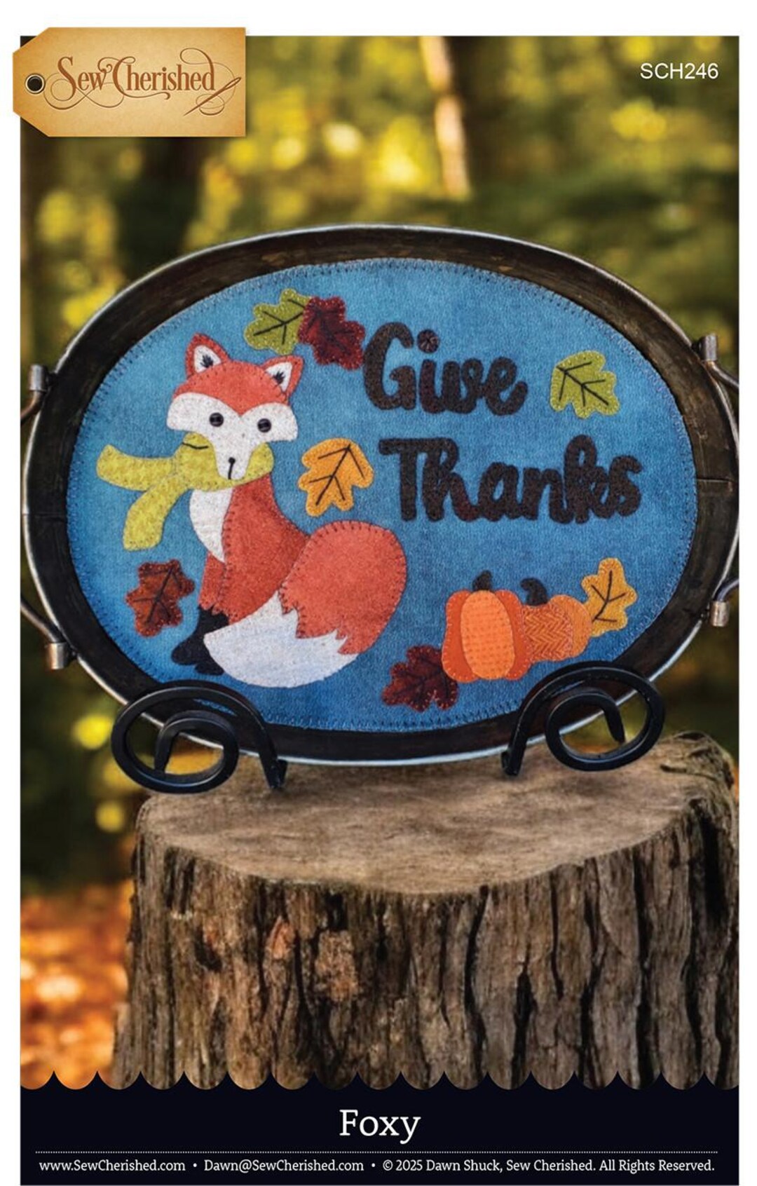 Foxy Wool Sewing Pattern From Sew Cherished Designs BRAND NEW, Please ...