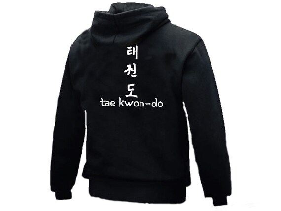 black hoodie print