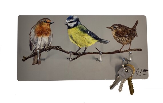 Garden Birds Lampshade by Irish Artist Grace Scott Garden Birds Lampshade by Irish Artist Grace Scott