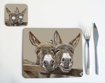 Donkey Placemat/Coaster