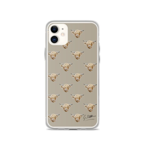 Highland Cow Phone Case iPhone Samsung iPhone 11 Case, 11 Pro Max