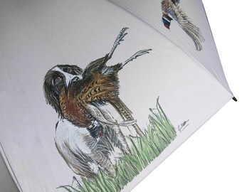 Hunting Country Walking Umbrella by Artist Grace Scott