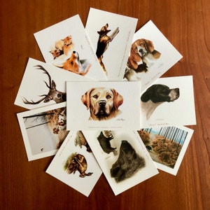 Collection MAMMALS : 10 cartes de voeux sur le thème animalier - tirages d’art