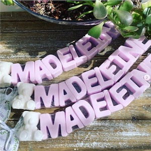LETTER SOAPS, set of 3 , Alphabet soaps, Letter soap favors, Baby shower soaps, Baby shower gift soaps, Baby shower customized soaps.