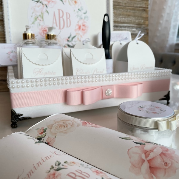 Wedding Bathroom Basket Etsy