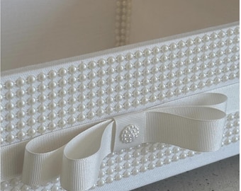 Wedding Program Box,Program Box, Program Basket, Favor Holder, Bathroom Box, Wedding Card Box, Wedding