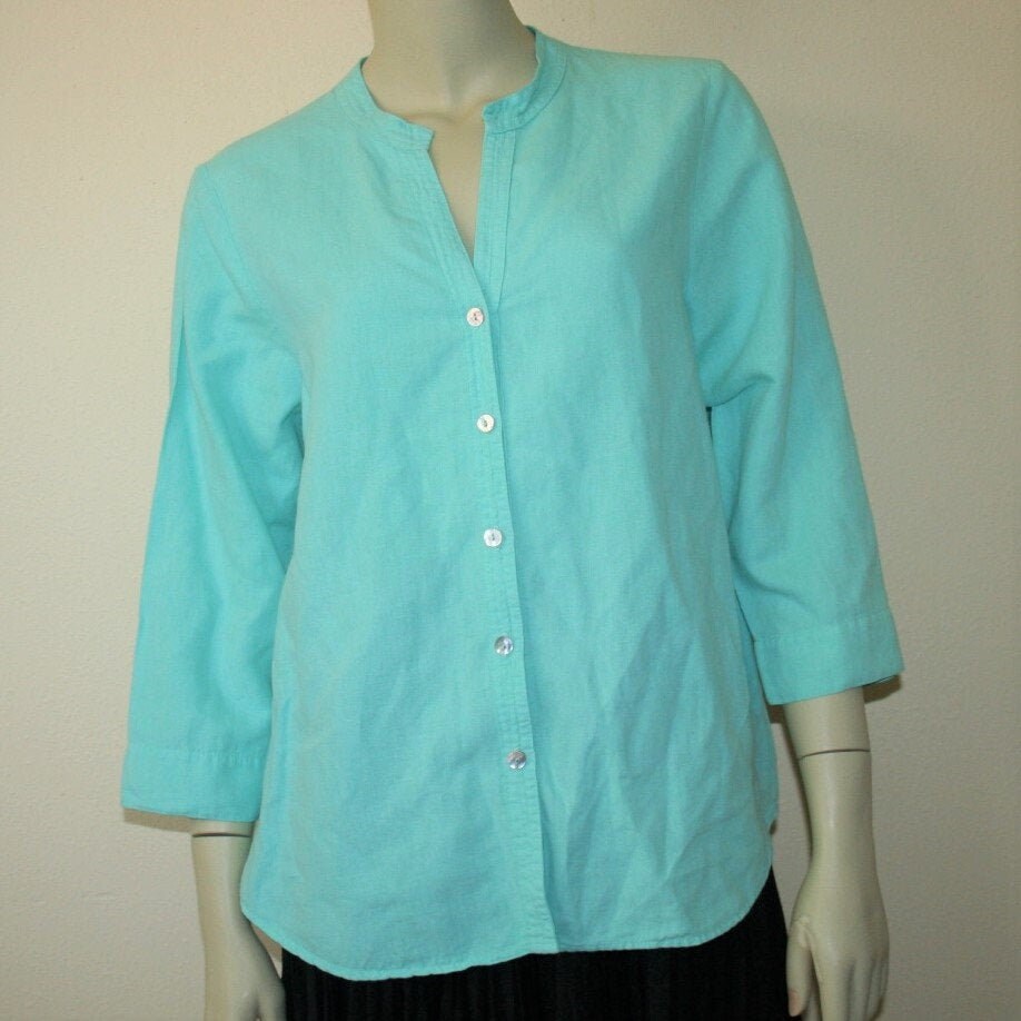 Ximandi Womens Loose Button Linen Plus Size Dandelion Print Casual Boho Easy Shirt Blouse Tops 