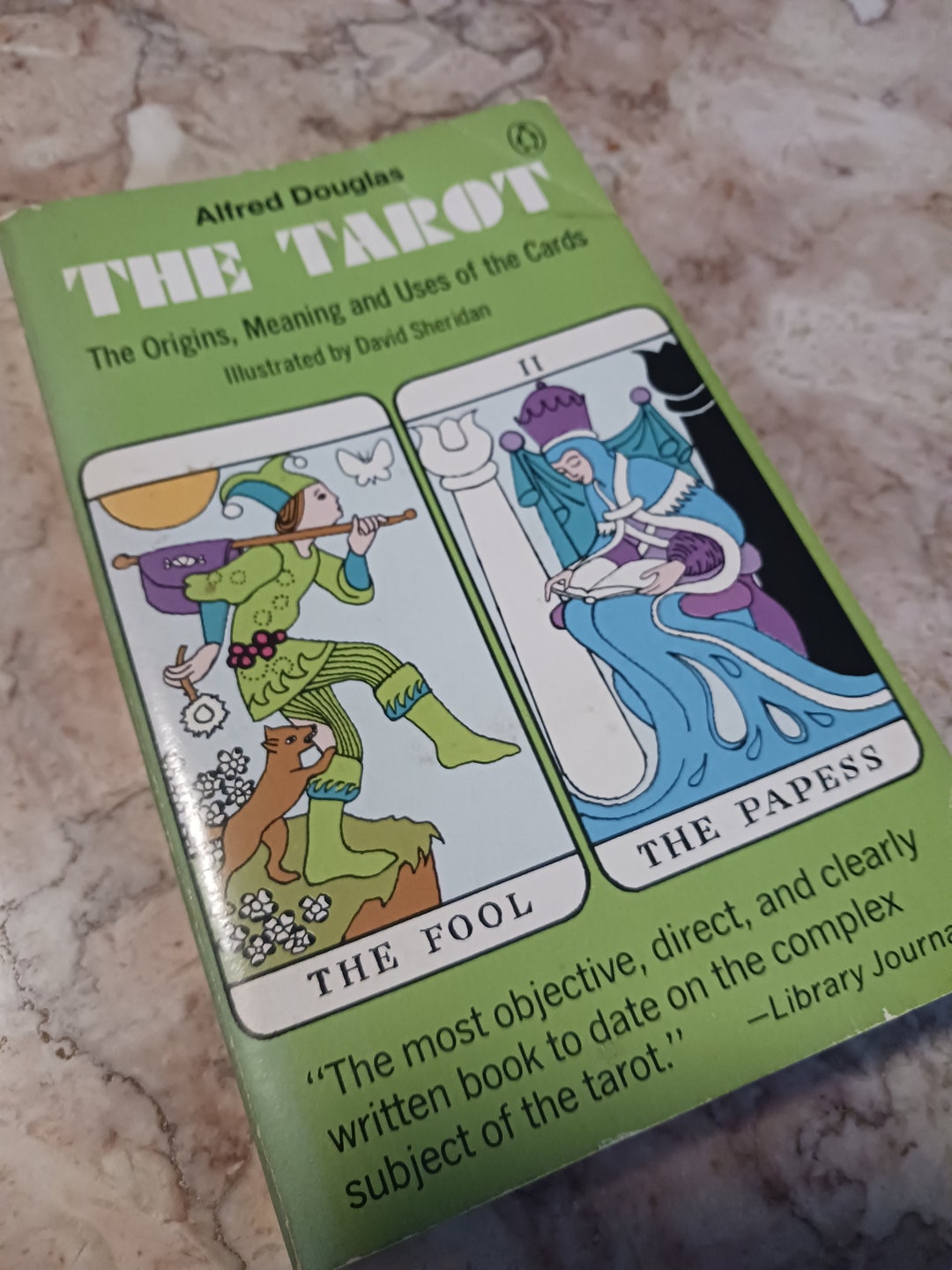 Vintage Tarot Card Book the Tarot 1972 Etsy