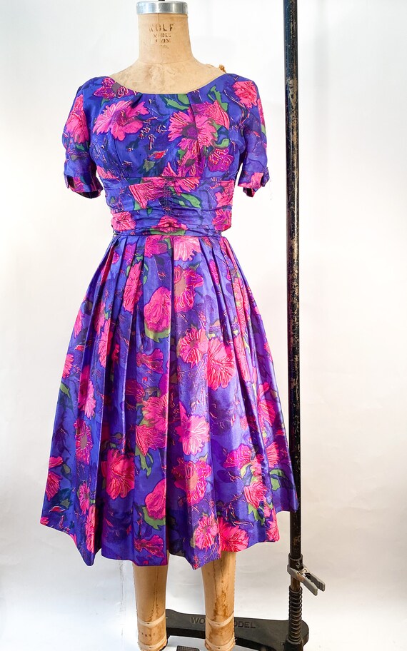 Vintage 1950’s Edith Flagg of California Silk Bod… - image 1