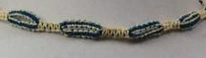 Blue and White Friendship Necklace