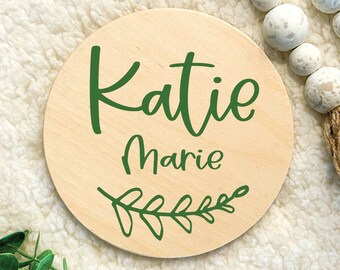 Birth announcement name sign, birth announcement sign for hospital, baby name announcement sign, baby photo prop, name plate for baby