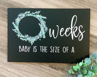 Weekly Pregnancy Sign, Pregnancy Chalkboard Sign, Weekly Pregnancy Bump Sign, pregnancy week board, pregnancy week by week,