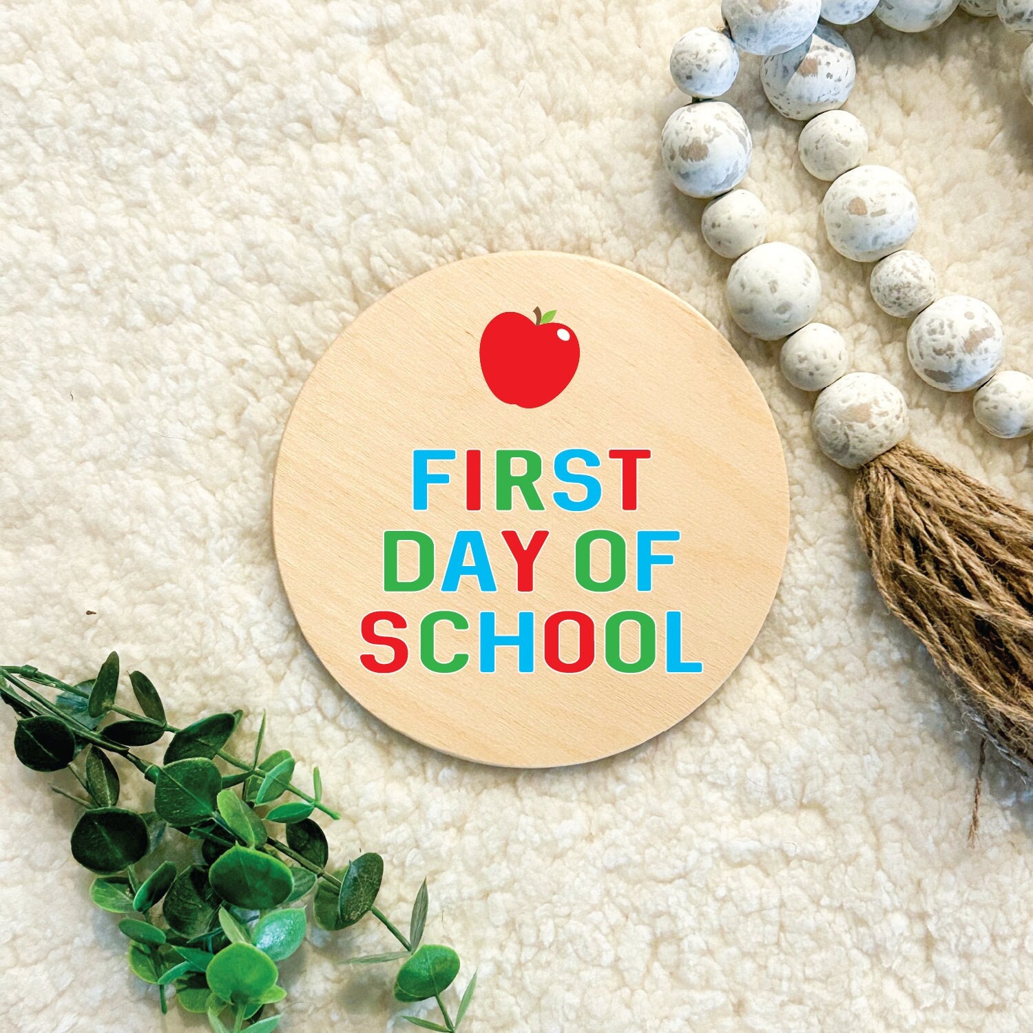 First Day of school sign, Back to School sign, School Photo Prop, milestone sign, Reusable first day of school wood sign, school sign