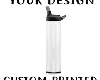 Custom logo water bottle, promotional items with logo, design your own water bottle, logo water bottle, logo water bottle