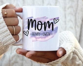 Mom Mug Personalized with Kids Names, mothers day gift mug, gift for mom, Mom mug with kids names, personalized gifts for mom,