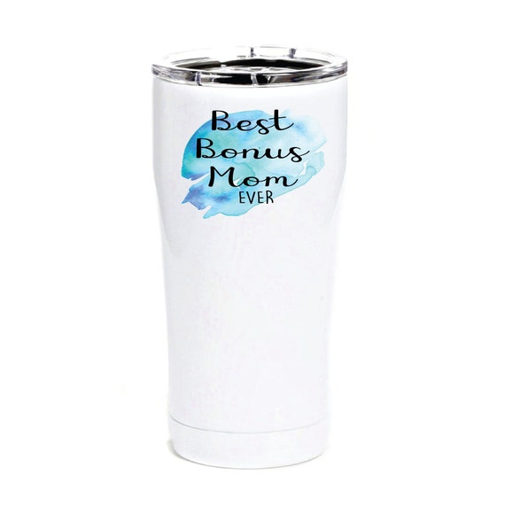 To My Bonus Mom - Personalized Tumbler Cup - Birthday, Mother's Day Gift  For Mother, Bonus Mom, Step Mom
