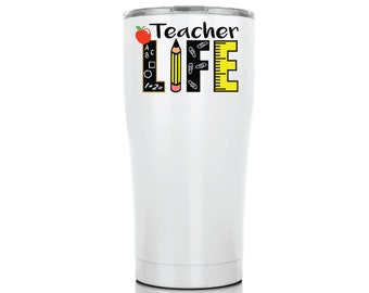 Teacher Life Tumbler, Elementary Teacher Appreciation Gift Cup, end of the year teacher gifts, teacher tumbler gift, elementary teacher gift