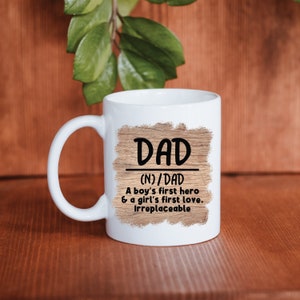 Dad Definition Mug, Dad Dictionary Mug, Dad Coffee Cup, Mug for Dad, Funny Dad Coffee Mug, Birthday Dad Mug, Fathers Day Mug, Daddy Mug image 1