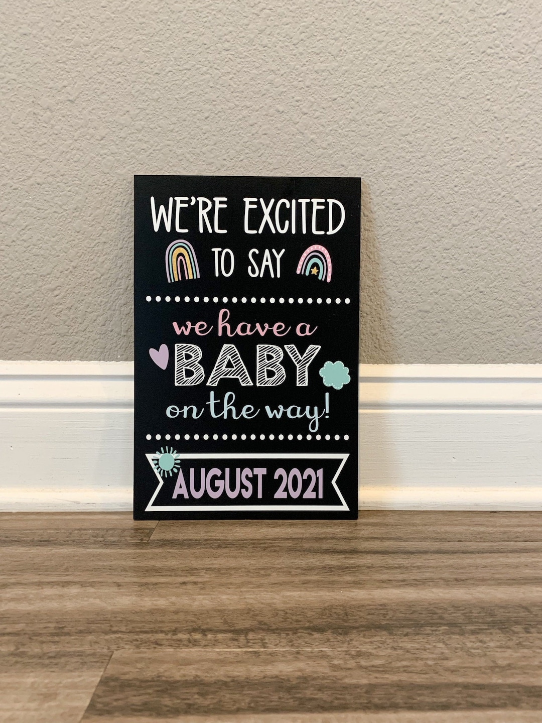 Pregnancy Announcement Chalkboard, Pregnancy Reveal Sign, Baby on the Way  Sign, Mother to Be Sign, Mothers Day Pregnancy Announcement - Etsy, image size:1080x1440