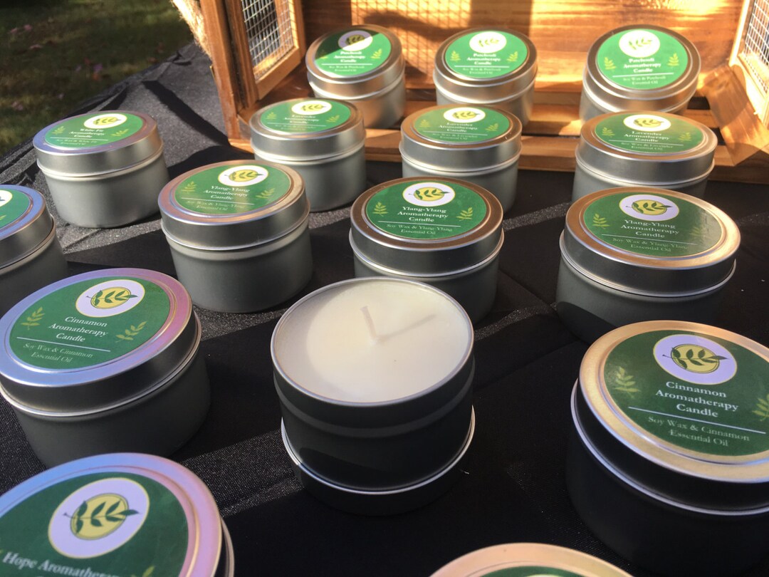 Organic Soy Aromatherapy Candles Etsy