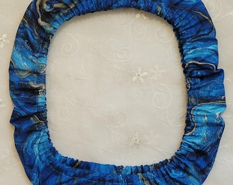 Blue Marble  Nurge Size 4 Square Hoop Grime Guard Cover