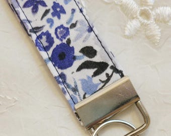 Handmade Cotton Floral Key Fob