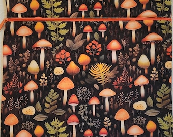 Toadstools Cross Stitch Project Bag Medium Size
