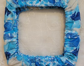 Starfish And Seahorse Fabric 8x8 Grime Guard Cover For Q Snap Frame