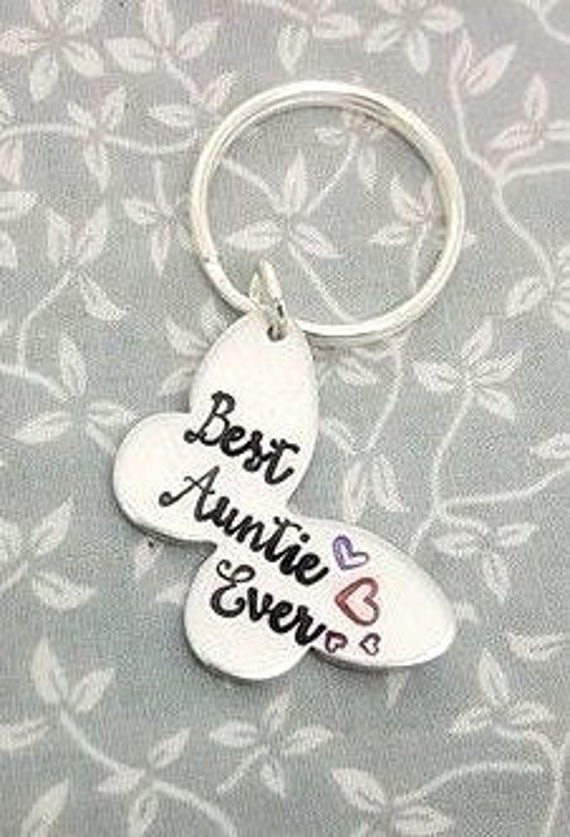 Sister Keyring Best sister gift handmade new Pink Butterfly family gift UK made Sister Keyring Best sister gift handmade new Pink Butterfly family gift UK made