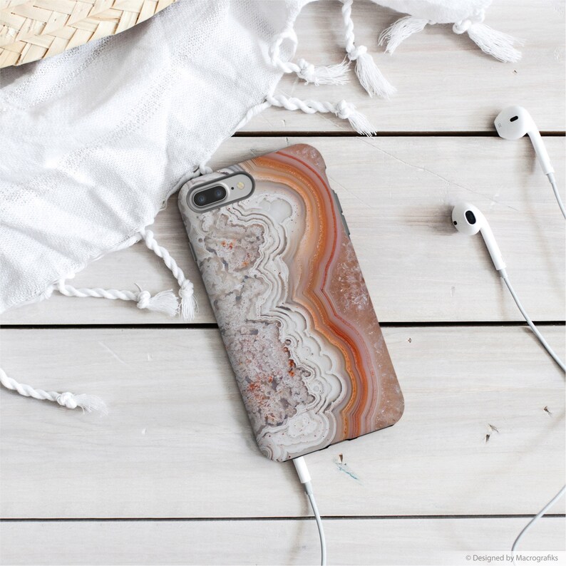 Agate Phone Case, iPhone 7 Case, Tough Cases, Galaxy Cases, iPhone5, Marble Phone Cover. MW057 image 4