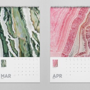 Mineral Photography Calendar 2024, Mineral Rocks, 2024 Calendar, Macro Photography, Wall Decor, Photo Calendar, Home Gifts, Printed. MWCAL1 immagine 5