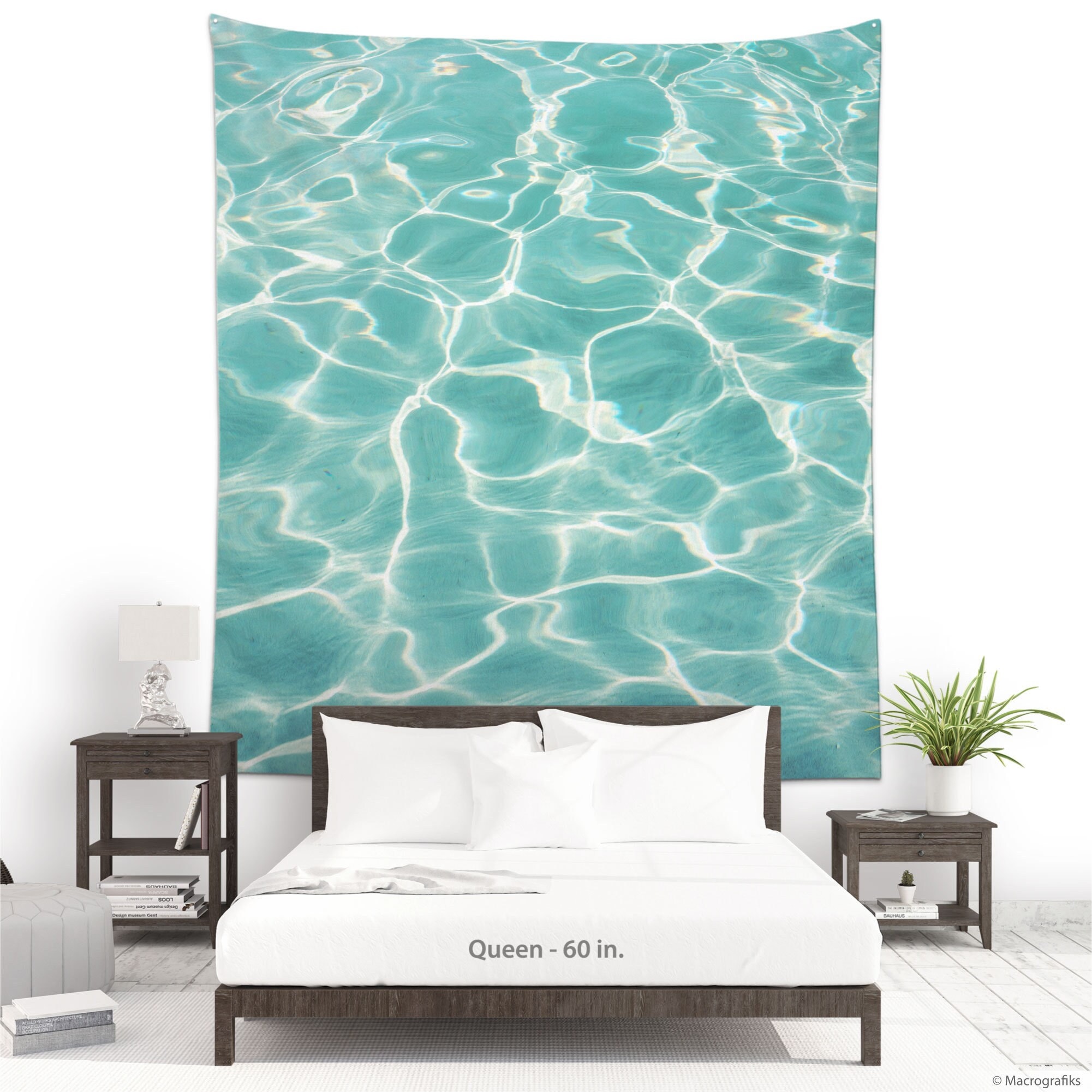 stave indad fritaget Swimming Pool Tapestry Abstract Wall Hanging Water Art Room - Etsy