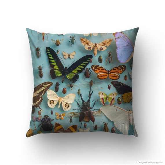 Pillow cover with a picture of Butterfly pillows 10 inch | Etsy