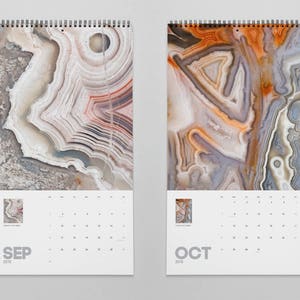 Mineral Photography Calendar 2024, Mineral Rocks, 2024 Calendar, Macro Photography, Wall Decor, Photo Calendar, Home Gifts, Printed. MWCAL1 image 6