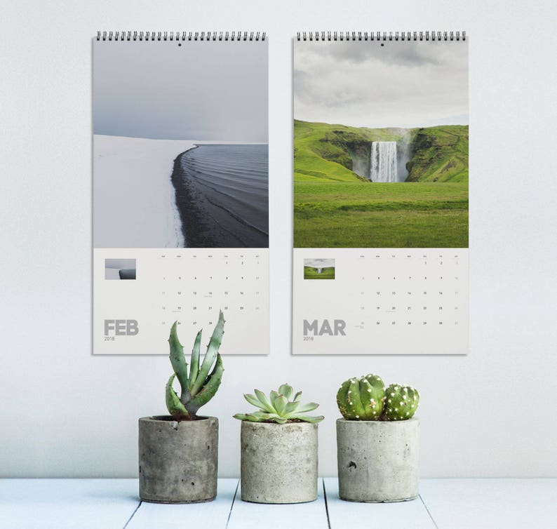 iceland-calendar-2023-wall-calendar-with-iceland-photography-etsy