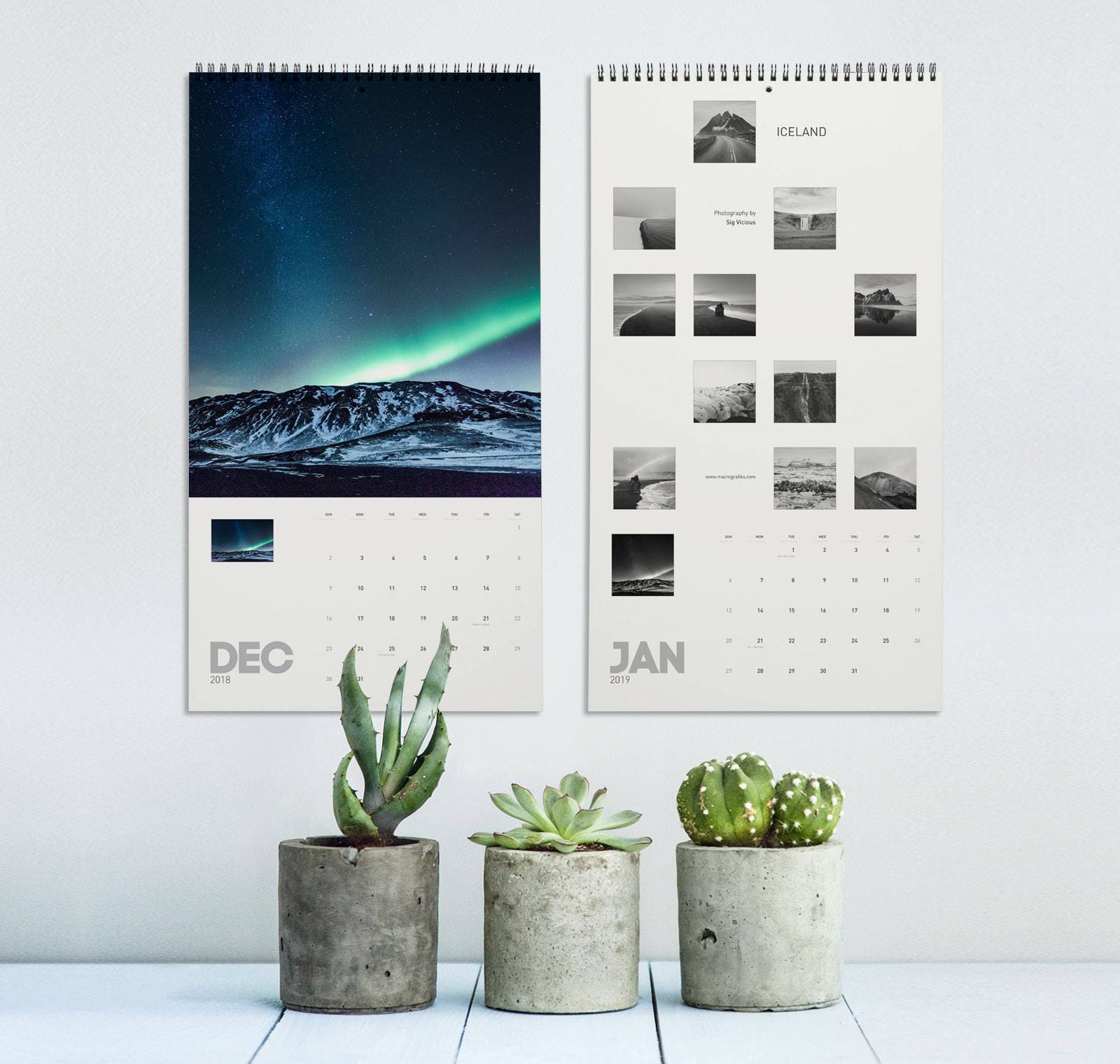 Iceland Christmas Ad 2022 Iceland Calendar 2022 Wall Calendar With Iceland Photography | Etsy