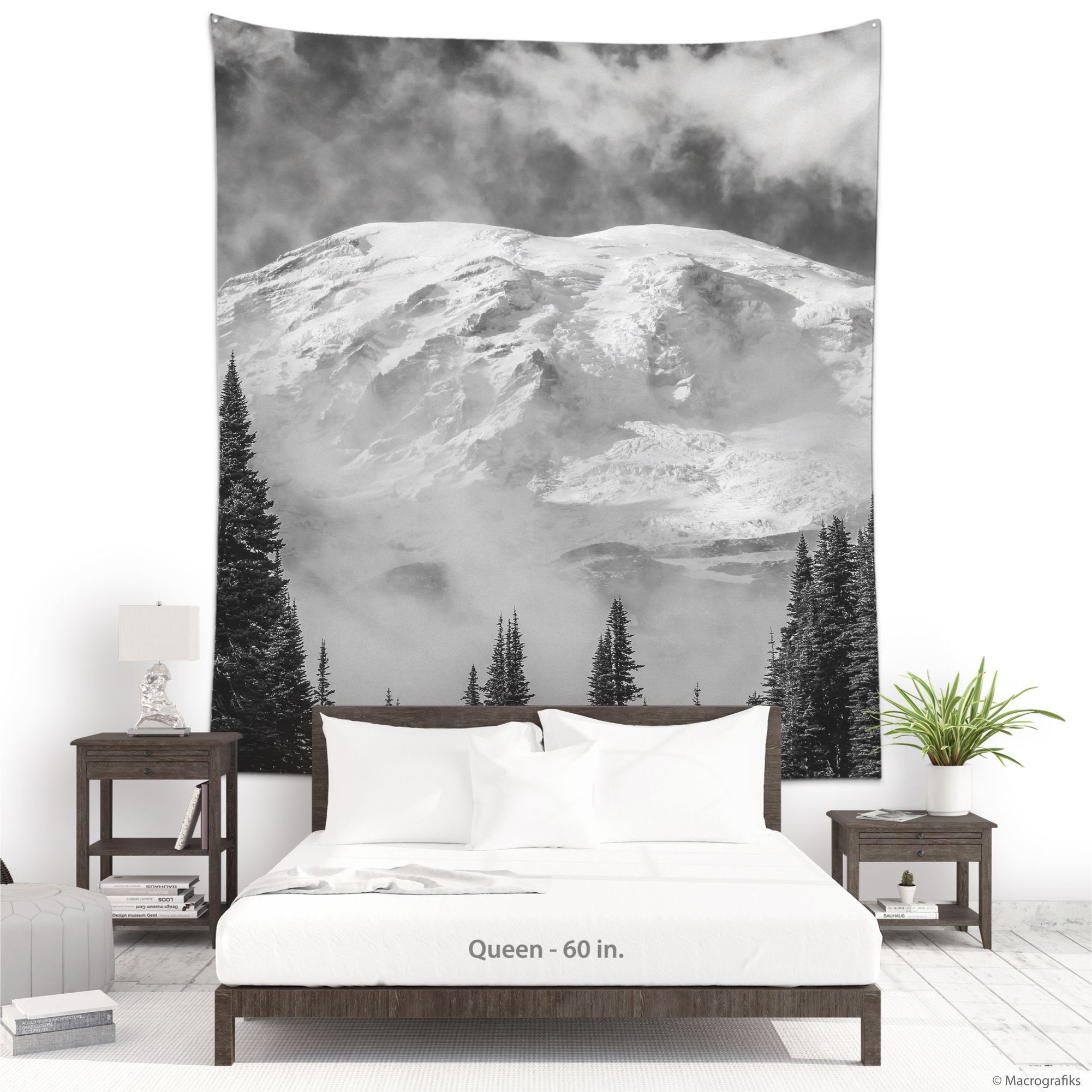Black mountain tapestry hot sale
