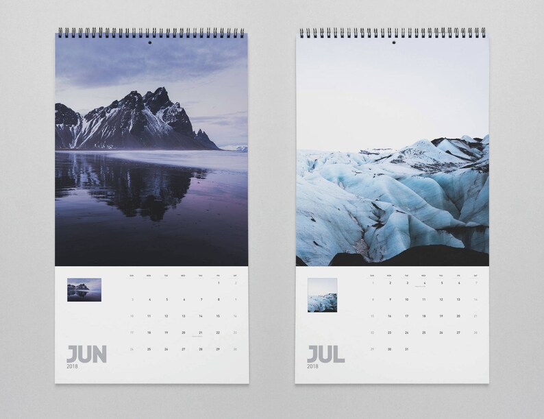 Iceland Calendar 2023 Wall Calendar With Iceland Photography Etsy UK