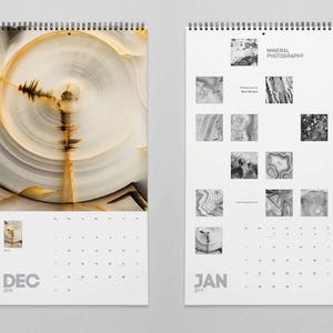 Mineral Photography Calendar 2024, Mineral Rocks, 2024 Calendar, Macro Photography, Wall Decor, Photo Calendar, Home Gifts, Printed. MWCAL1 image 8