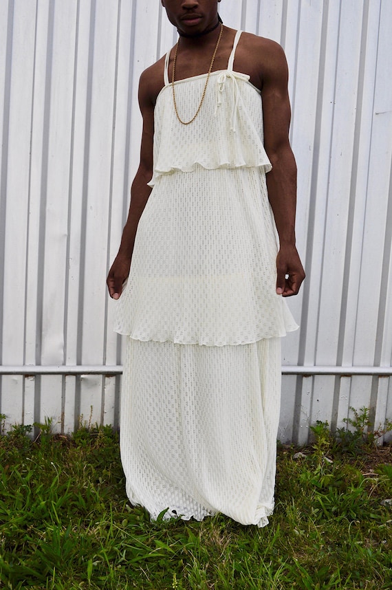 champagne summer dress