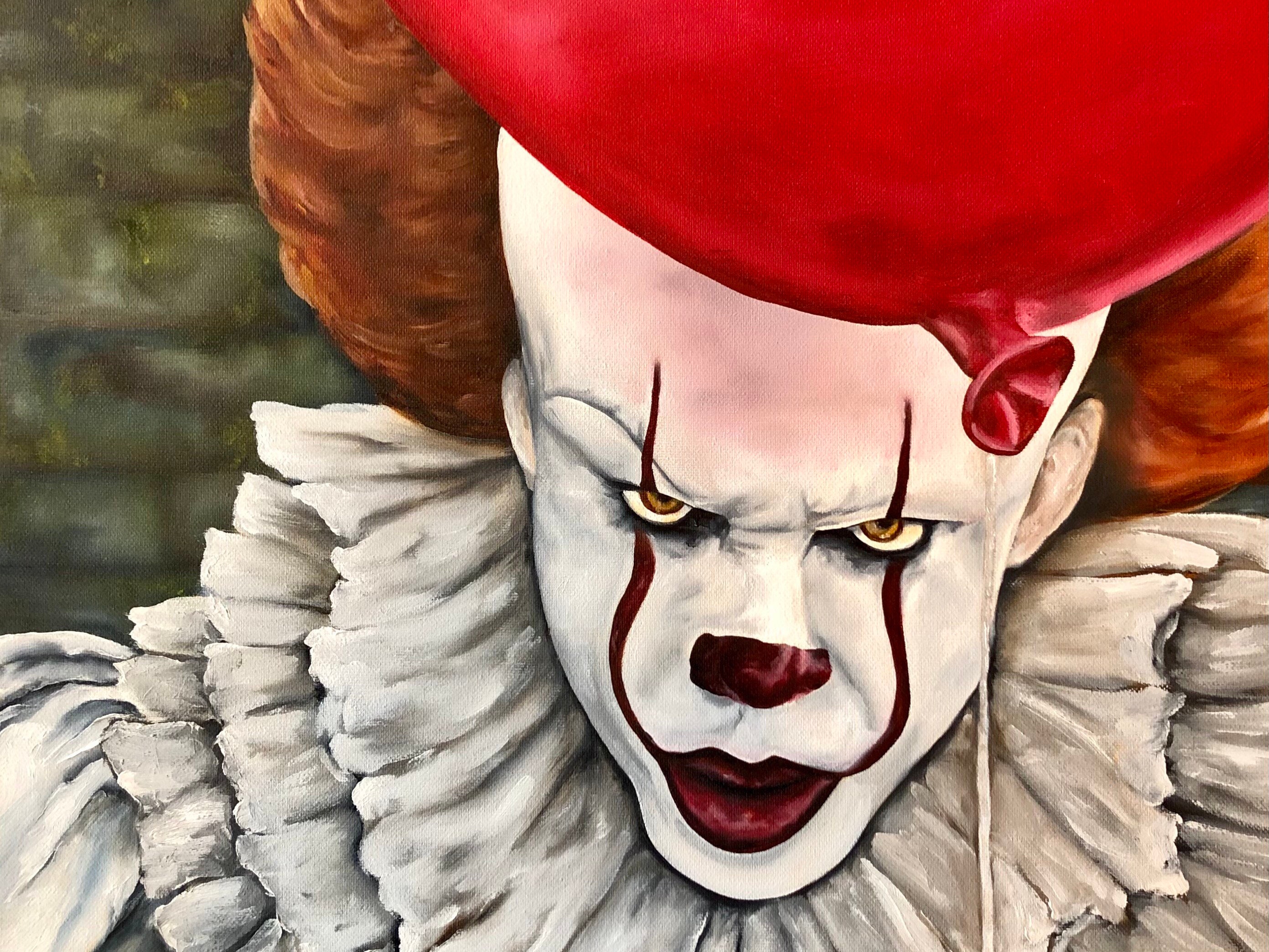 A Man Costumed as Pennywise Making Scary Face Reaction · Free Stock Photo