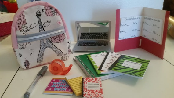 American Girl Doll School Supplies Printables