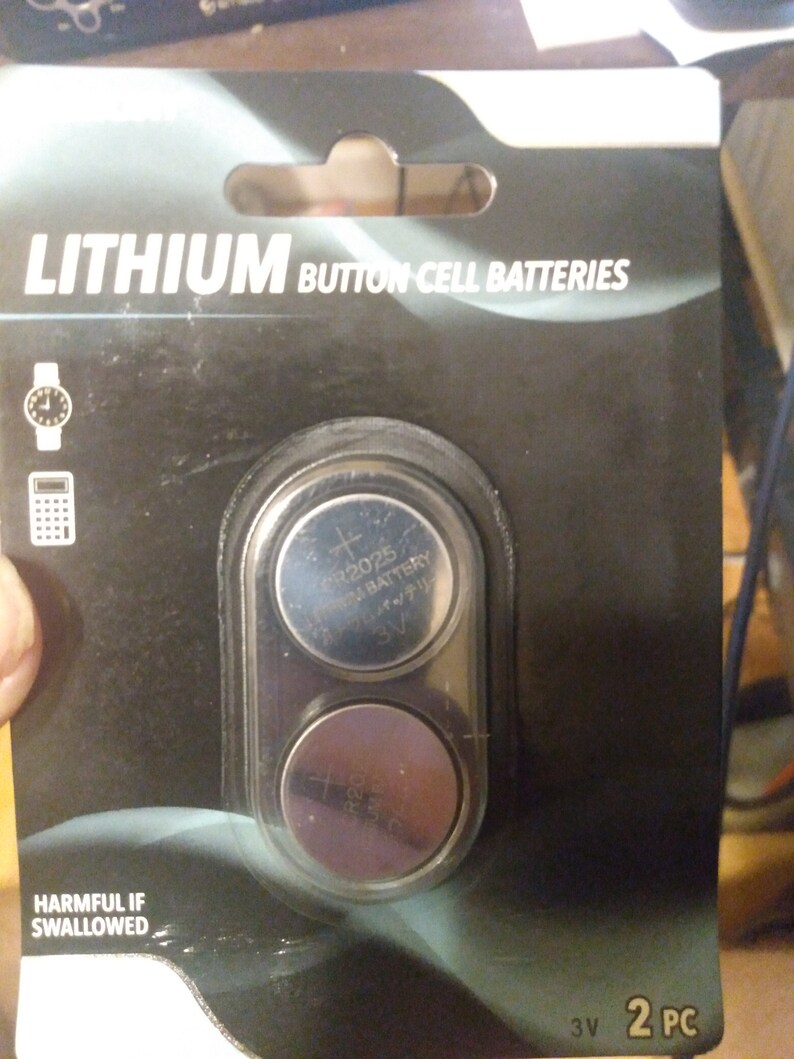 Ecircuit Lithium Button Cell Batteries Cr2025 Etsy