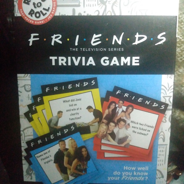 F r i e n d s trivia game VGNDVINTAGECOMICS@etsy