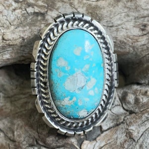 Turquoise and Sterling Silver Ring