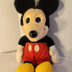 Disney Mickey Mouse 16" Plush - Stuffed Toy Playskool Korea Vintage 画像 3