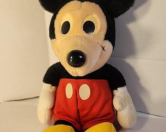 Disney Mickey Mouse 16" Plush - Stuffed Toy Playskool Korea Vintage