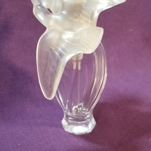 Vintage French Crystal Spray Perfume Bottle  NINA RICCI L'AIR Du Temps