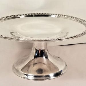 Vintage Warwick Silverplate 7&quot; Footed Compote