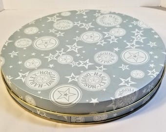 Vintage Harley-Davidson Round Tin Candy Container Round Star Tin